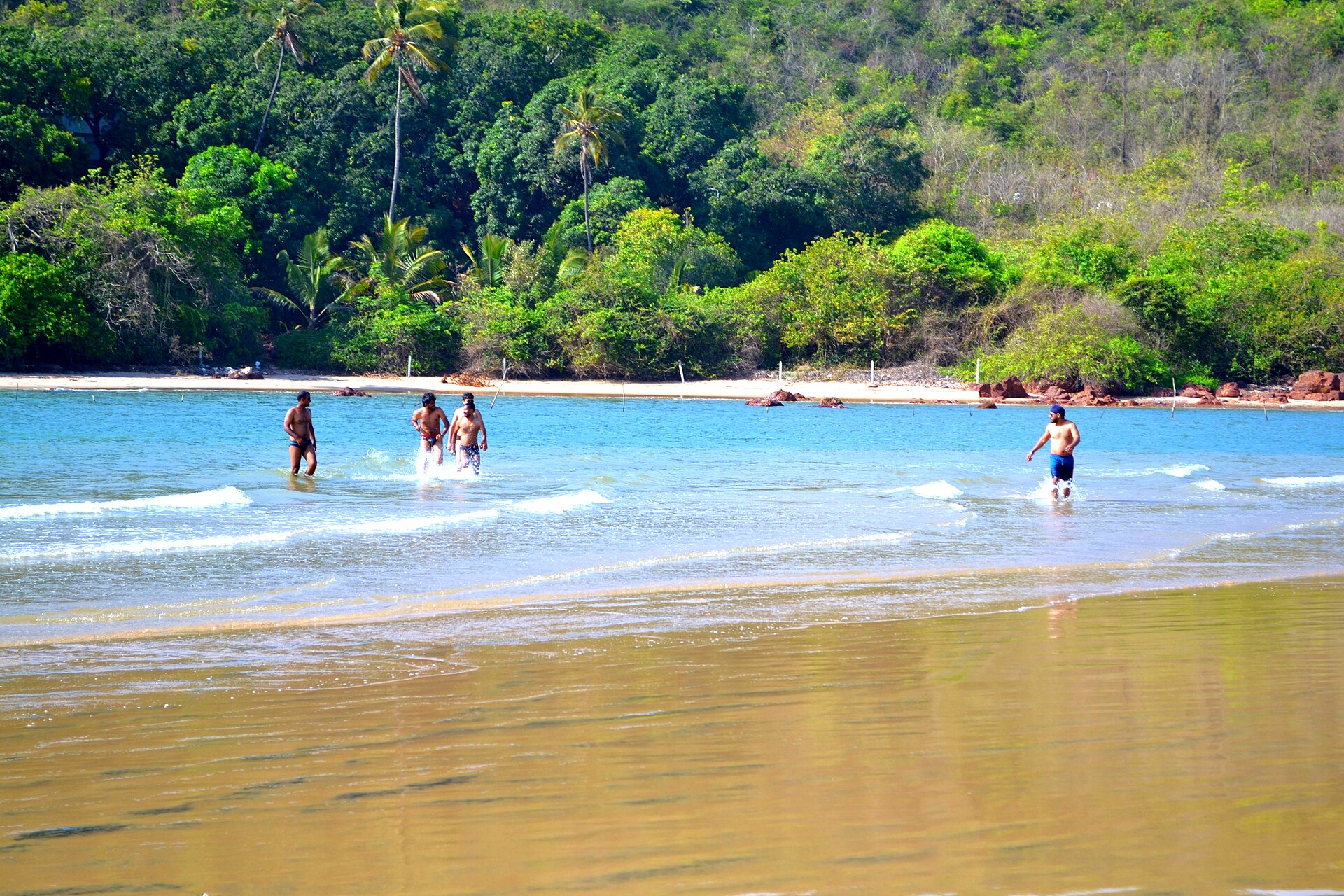 Aare–Ware Beach and green Konkan hills